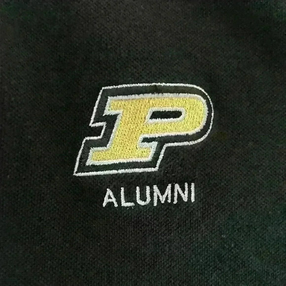 Cutter and Buck Purdue alumni black collared shirt - Picture 4 of 4